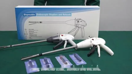 Agrafeuse linéaire endoscopique jetable, Instrument d'endoscope, agrafes humaines pour laparoscope